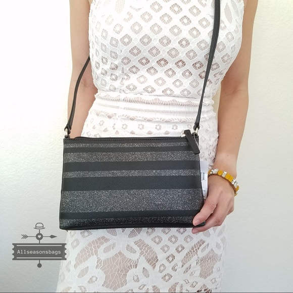 Kate spade Ramey Haven lane stripe crossbody NWT - Picture 2 of 8